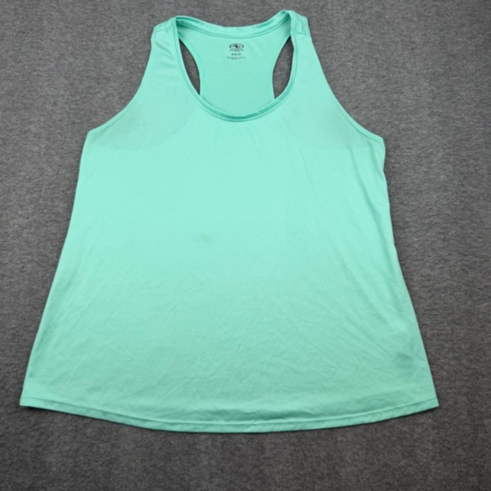 Athletic Works Tank Top Women's M 8-10 Mint Green Racerback Activewear